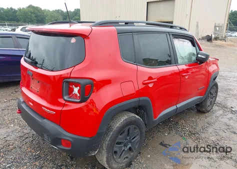 2018 Jeep Renegade Trailhawk 4X4 from USA, damaged, VIN ZACCJBCB4JPJ14224